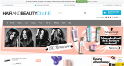 Desktop Screenshot of hairandbeautyonline.com